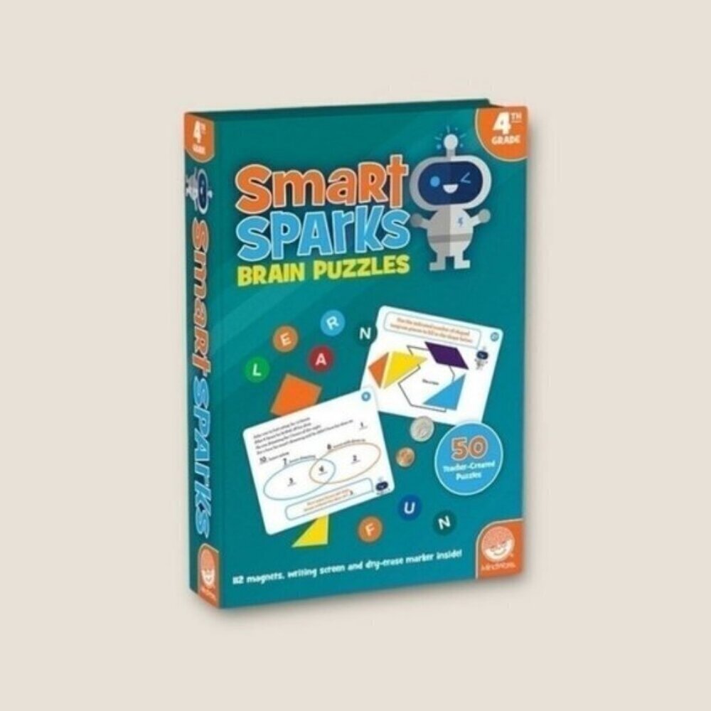 Smart Sparks Brainy Puzzles: Grade 4